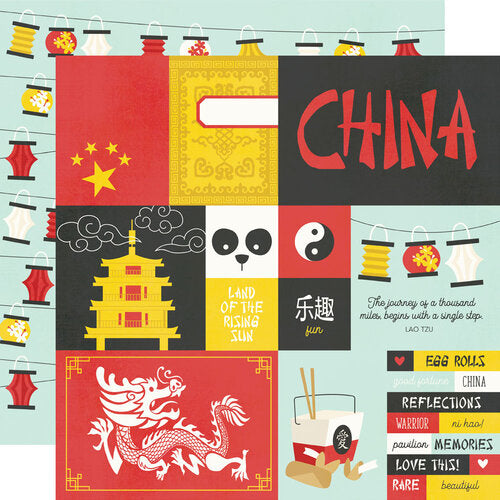 Simple Stories - Say Cheese Epic - China - 12x12 Cardstock Paper