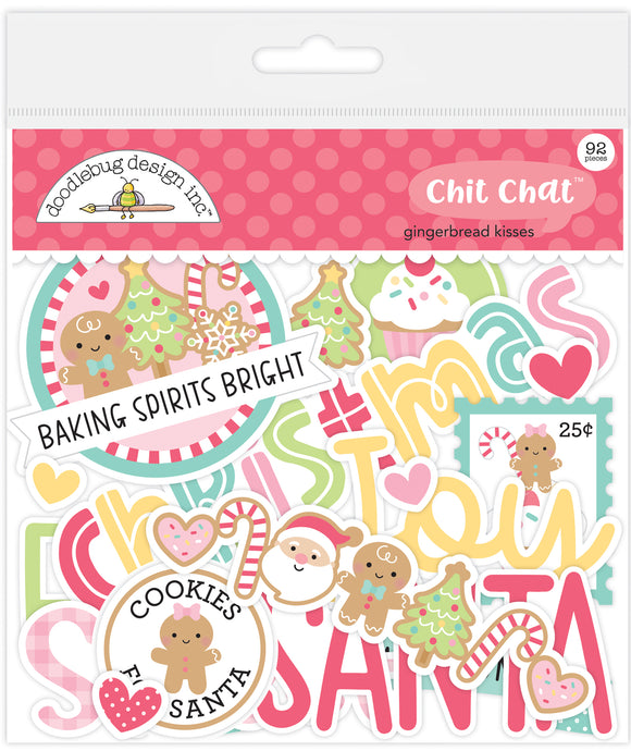 Doodlebug Design - Gingerbread Kisses Textured Cardstock - 12x12