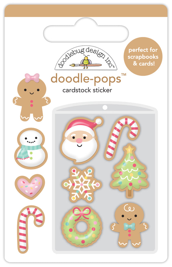 Doodlebug Design - Gingerbread Kisses - Christmas Cookies Doodle-Pops