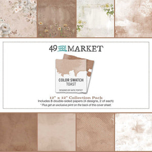 49 and Market - Color Swatch Toast - 12x12 Collection Kit