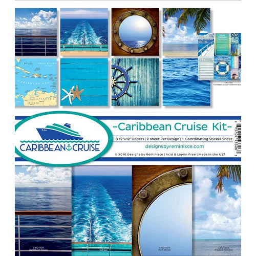 Reminisce - Caribbean Cruise Kit -  12x12 Collection Kit