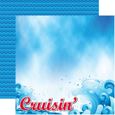 Reminisce - Cruise Paper -  12x12 Paper (Cruisin')