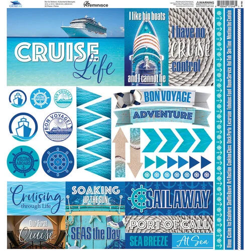 Reminisce - Cruise Life - 12x12 Sticker Sheet