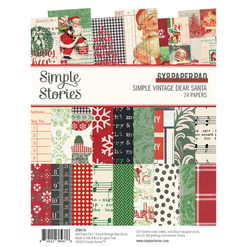 Simple Stories - Simple Vintage Dear Santa  - 6x8 Pad