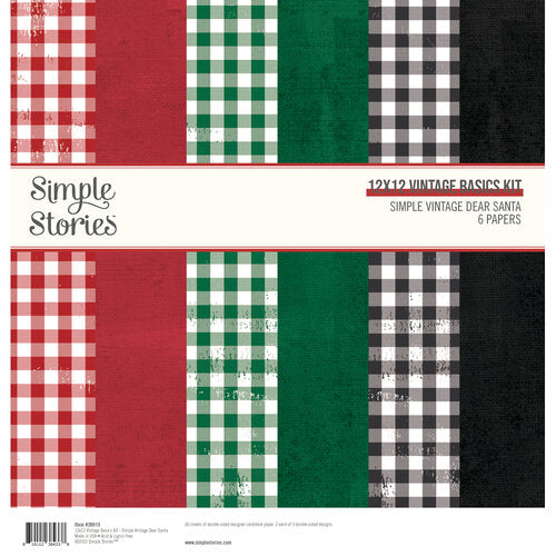 Simple Stories - Simple Vintage Dear Santa  - 12x12 Vintage Basics Kit