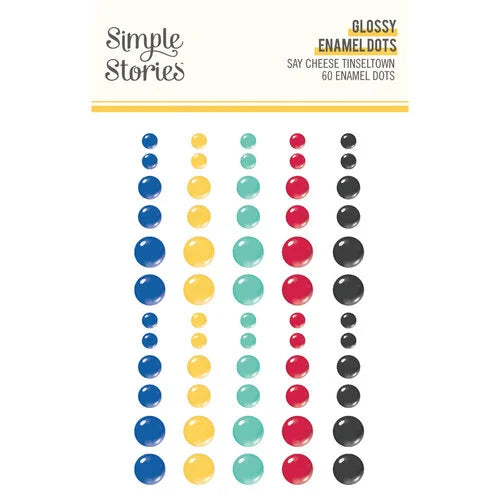 Simple Stories - Say Cheese Tinseltown - Glossy Enamel Dots