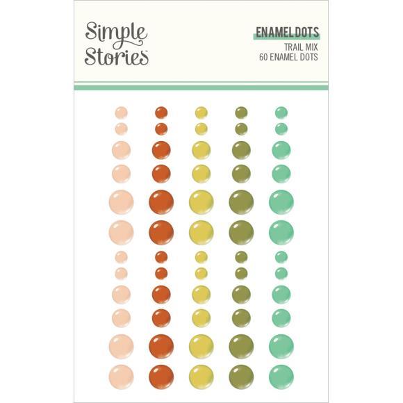 Simple Stories  - Trail Mix - Enamel Dots