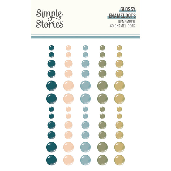 Simple Stories - Remember - Glossy Enamel Dots
