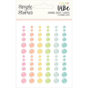 Simple Stories  - Color Vibe - Enamel Dots - Lights
