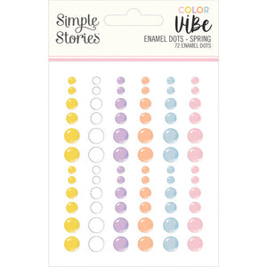 Simple Stories  - Color Vibe - Enamel Dots - Spring