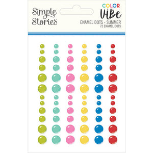 Simple Stories  - Color Vibe - Enamel Dots - Summer