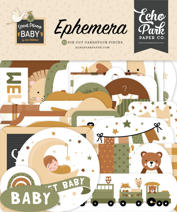 Echo Park - Special Delivery Baby - Ephemera