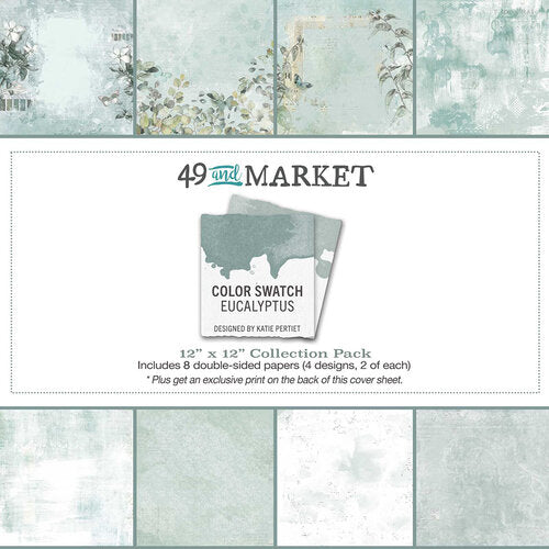 49 and Market - Color Swatch Eucalyptus - 12x12 Collection Kit