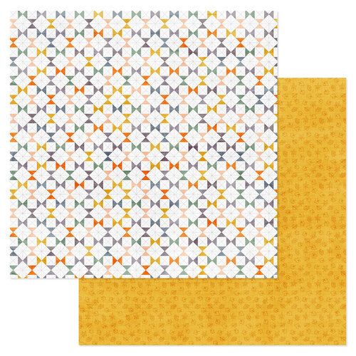 American Crafts - Fall 12x12 Cardstock - Quilt