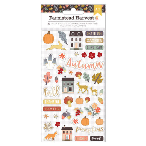 American Crafts - Farmstead Harvest - Puffy Stickers