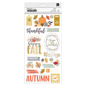 American Crafts - Fall - Phrase Thickers