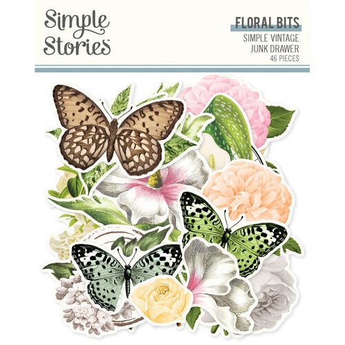 Simple Stories - Simple Vintage Junk Drawer -  Floral Bits & Pieces