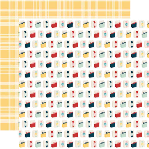 Echo Park - Mom's Kitchen - Flour And Sugar - 12x12 Cardstock