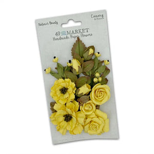 49 and Market - Nature's Bounty Paper Flowers - Canary