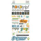 Simple Stories - Happy Travels - Foam Stickers