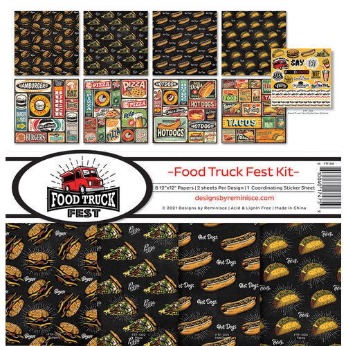 Reminisce - Food Truck Fest Kit - 12x12 Collection Kit