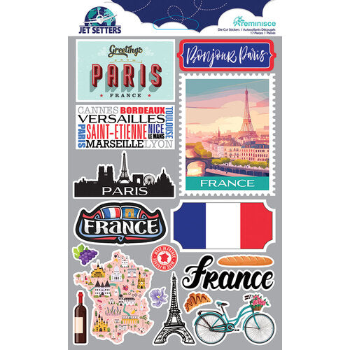 Reminisce - Jet Setter Stickers - France