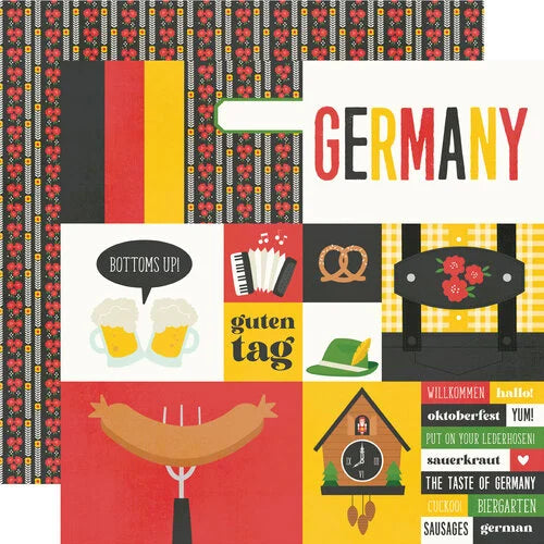 Simple Stories - Say Cheese Epic - Germany - 12x12 Cardstock Paper