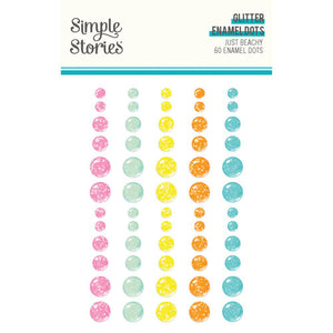 Simple Stories - Just Beachy - Glossy Enamel Dots