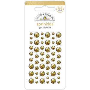 Doodlebug Design - Gold Assortment Sprinkles