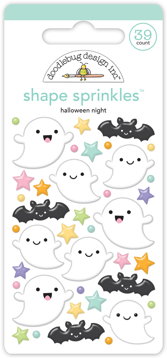 Doodlebug Design - Sweet & Spooky - Halloween Night Shape Sprinkles