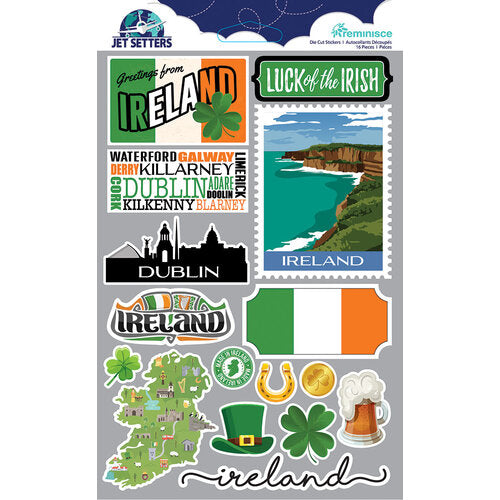 Reminisce - Jet Setter Stickers - Ireland