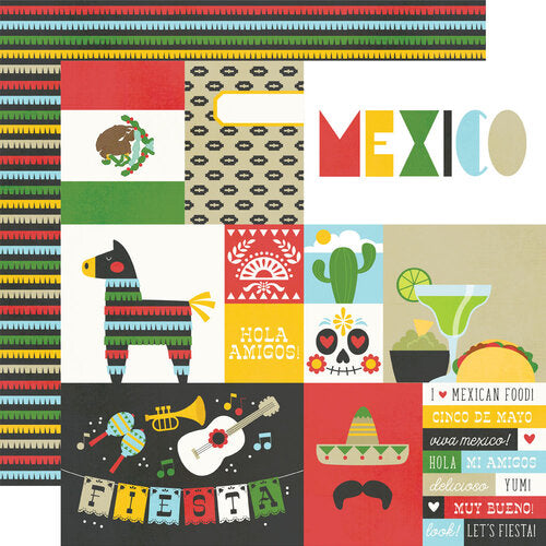 Simple Stories - Say Cheese Epic - Mexico - 12x12 Cardstock Paper