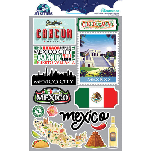 Reminisce - Jet Setter Stickers - Mexico