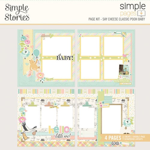 Simple Stories - Say Cheese Classic Pooh Baby - Simple Pages Page Kit