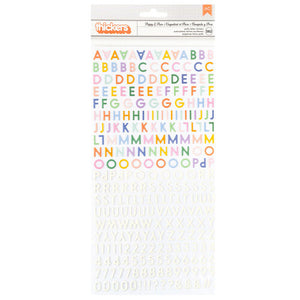 American Crafts - Poppy & Pear - Alphabet Thickers
