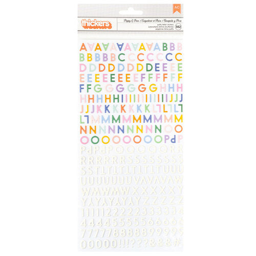 American Crafts - Poppy & Pear - Alphabet Thickers