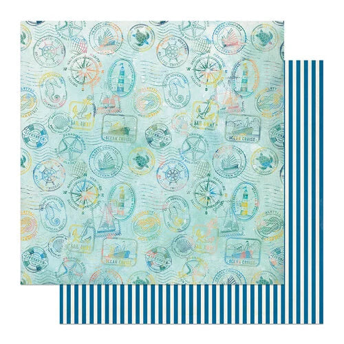 Photo Play - Anchors Aweigh - Portside - 12x12 Cardstock