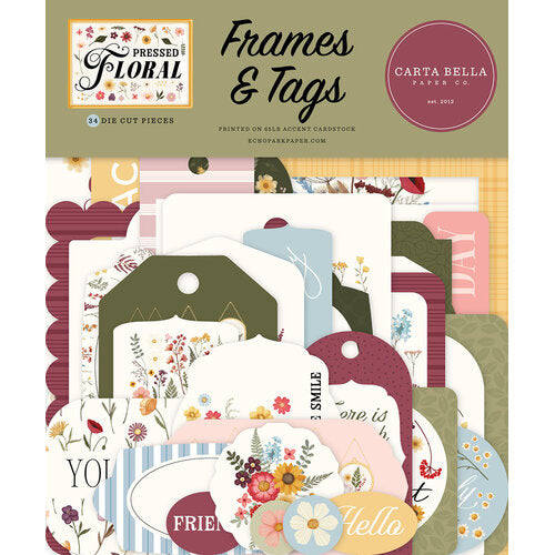 Carta Bella - Pressed Floral - Frames & Tags