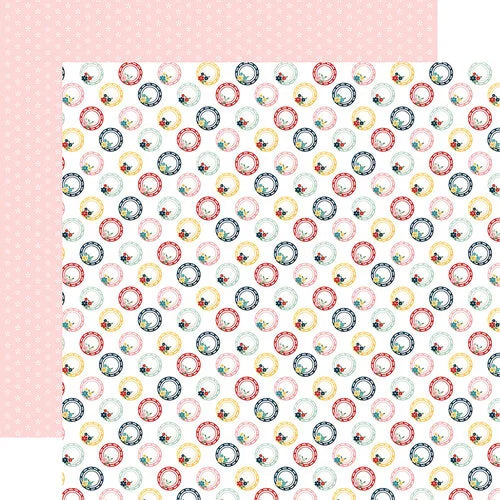 Echo Park - Mom's Kitchen - Pretty Plates- 12x12 Cardstock