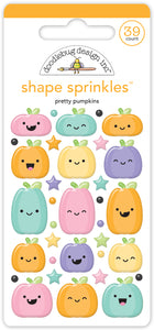 Doodlebug Design - Sweet & Spooky - Pretty Pumpkins Shape Sprinkles