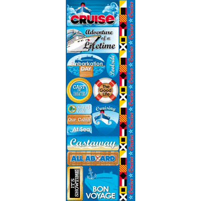 Reminisce - Cruise-4x12 Sticker Sheet