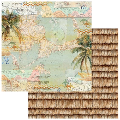 49 and Market - Beach Vibes Saltwater - 12x12 Cardstock