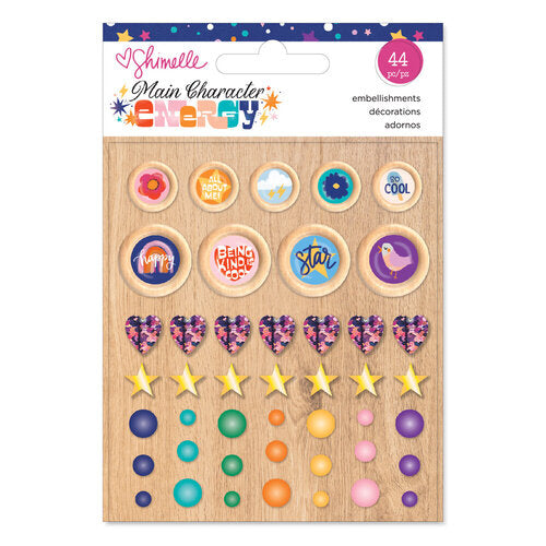 American Crafts - Shimelle - Main Character Energy - Sequins Button Mix