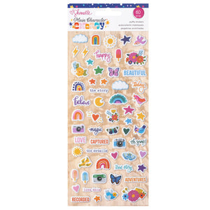 American Crafts - Shimelle - Main Character Energy - Mini Puffy Stickers