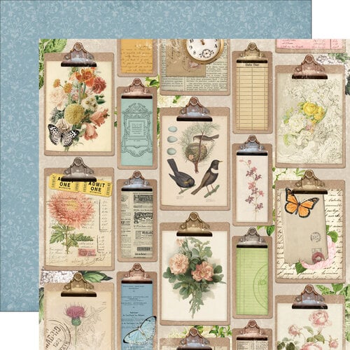 Simple Stories - Simple Vintage Junk Drawer - Small Things 12x12 Cardstock