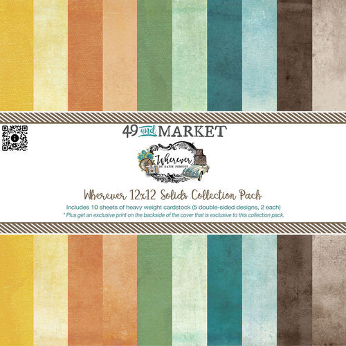49 and Market - Wherever - 12x12 Solids Collection Pack