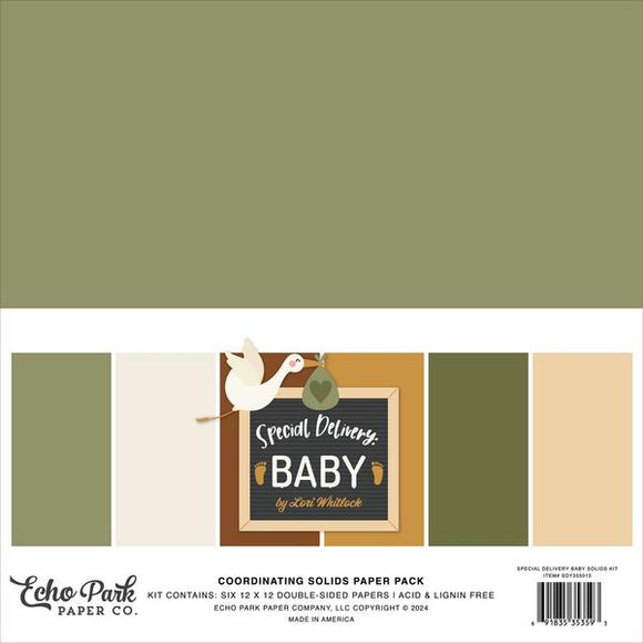 Echo Park - Special Delivery Baby - Solids Kit