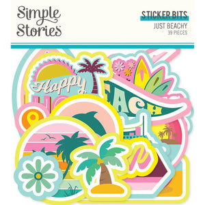Simple Stories - Just Beachy - Sticker Bits & Pieces