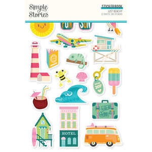 Simple Stories - Just Beachy - Sticker Book