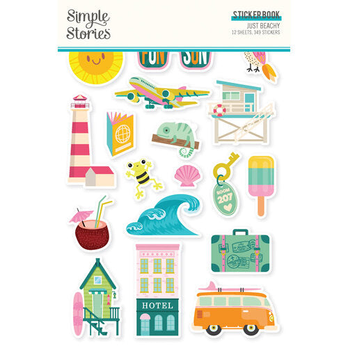 Simple Stories - Just Beachy - Sticker Book